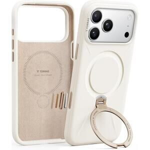 TORRAS Q3 iPhone 17 Pro Case 360 Spin Magnetic Stand Silicone Camera Control